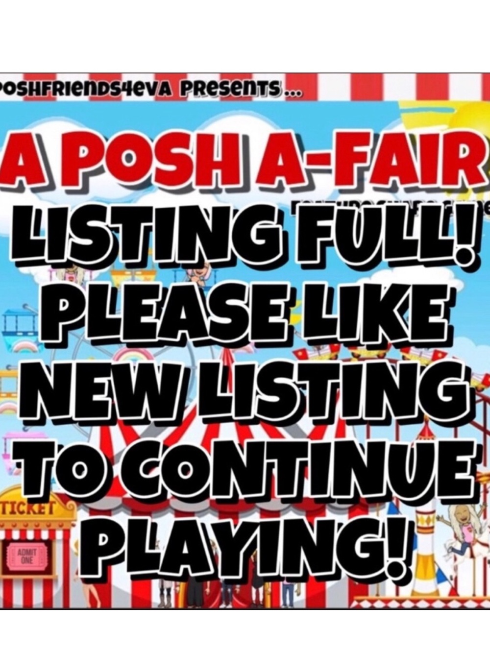 🎪LIKE LISTING  #87 COMMENTS FULL🎪